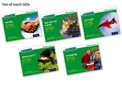 Read Write Inc. Phonics: Green Set 1 Non-fiction books (Pack of 50)