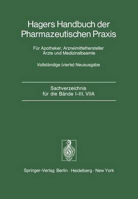 Sachverzeichnis fur die Bande I-III, VIIA