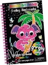 Scratch Art Friends: Baby Animals