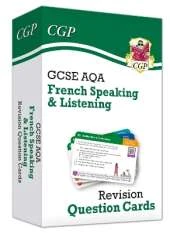 New GCSE AQA French: Speaking & Listening Revision Question Cards (with online audio)