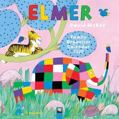Elmer Family Organiser Wall Calendar 2020 (Art Calendar)