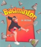 Badminton in action