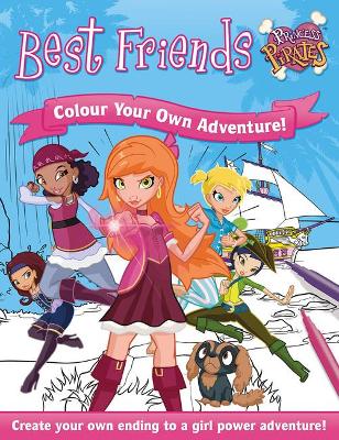 Princess Pirates Best Friends Colouring