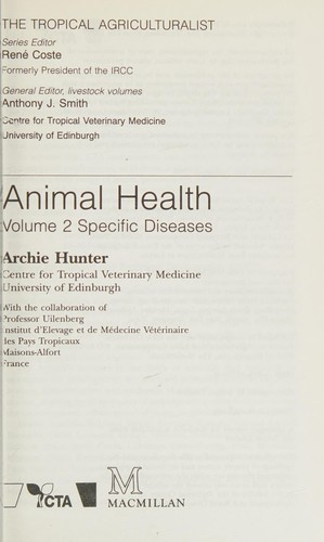 The Tropical Agriculturalist Animal Health V2 Spec Diseases