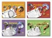 Set of Four Scripture Puzzle Books: Genesis, Old Testament, Parables, New Testament