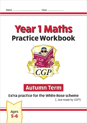 New CGP KS1 Maths Workbook - Year 1 Autumn Term (extra practice for the White Rose scheme)