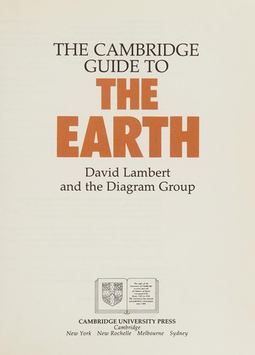 The Cambridge Guide to the Earth