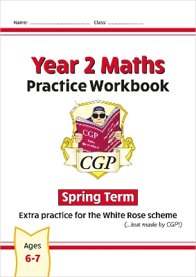 New CGP KS1 Maths Workbook - Year 2 Spring Term (extra practice for the White Rose scheme)