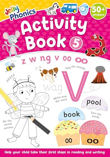 Jolly Phonics Activity Book 5: in Precursive Letters (British English edition)