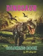 Dinosaur Coloring Book: Size: 8.5 x 11 in, 100 pages.