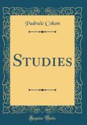 Studies (Classic Reprint)