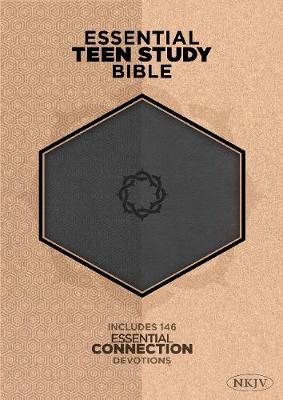 NKJV Essential Teen Study Bible: Charcoal LeatherTouch