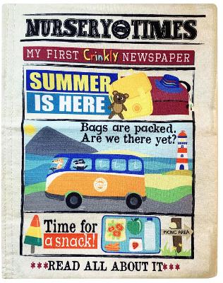 SUMMER IS HERE: My First Crinkly Newspaper