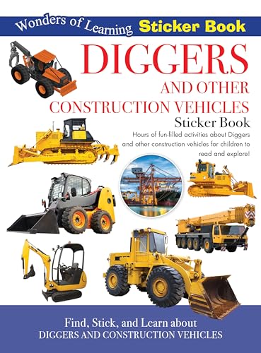 Diggers and Other Construction Vehicles: Sticker Book