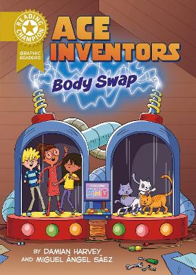 Reading Champion: Graphics: Ace Inventors Inc: Body Swap: Book Band Gold 9