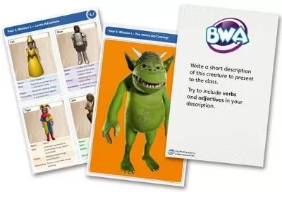 Big Writing Adventures: Year 3/Primary 4: Group Challenge Cards