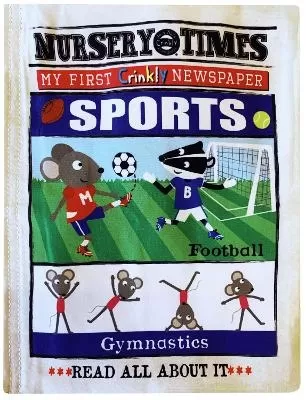 Lets Play SPORTS: my first crinkly newspaper