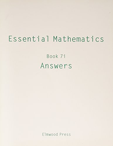 Essential Mathematics Book 7i Answers