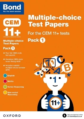 Bond 11+: Multiple-choice Test Papers for the CEM 11+ Tests Pack 1