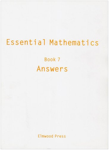 Essential Mathematics Book 7 Answers