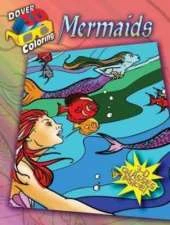 3-D Coloring Book--Mermaids