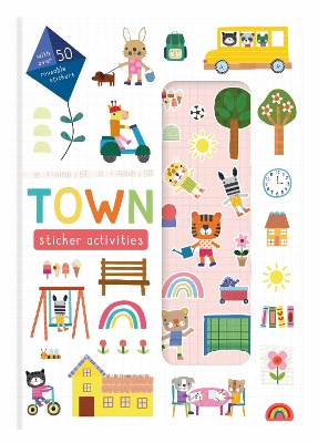 Stretchy stickers- Town