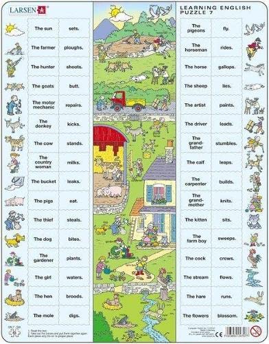 Learning English Educational Puzzle