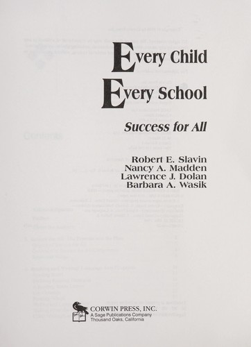 Every Child, Every School: Success for All