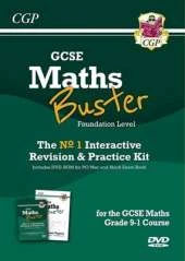 MathsBuster: GCSE Maths Interactive Revision (Grade 9-1 Course) Foundn - DVD&Exam Practice Pack