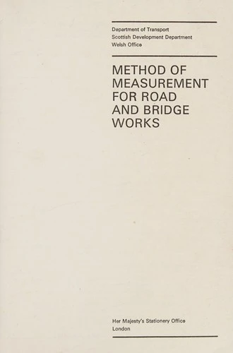 Method of measurement for road and bridge works