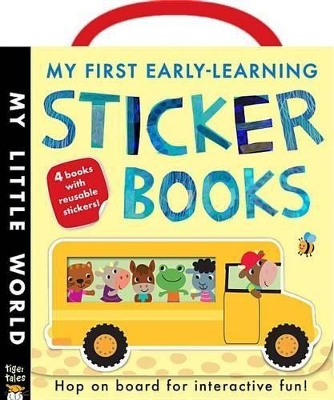 My First Early-Learning Sticker Books Boxed Set: 4 Books with Colorful Stickers!