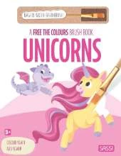 A Free the Colours Brush Book: Unicorns