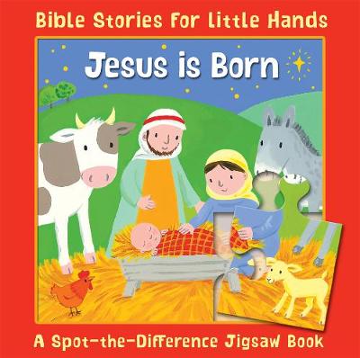 Jesus is Born: A Spot-the-Difference Jigsaw Book