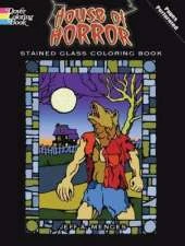House of Horror: Stained Glass Colouring Book