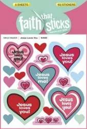 Jesus Loves You - Faith That Sticks Stickers