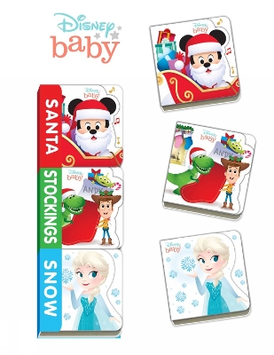 Disney Baby Santa, Stockings, Snow
