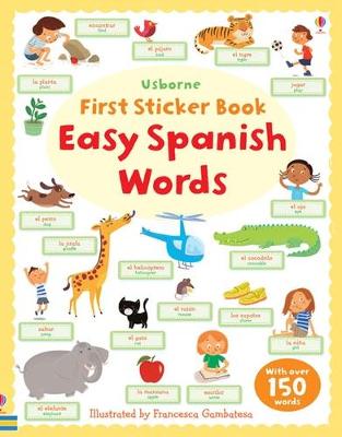 First Sticker Book Easy Spanish Words