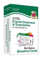 GCSE AQA French: Grammar & Translation Revision Question Cards (For exams in 2025)