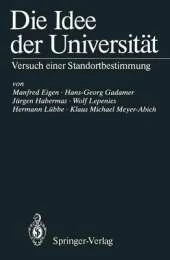 Die Idee der Universitat