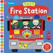 Busy Fire Station: A Push, Pull, Slide Book