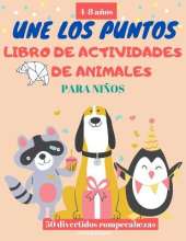 V2 Une Los Puntos ANIMALES libro de actividades para ninos 4-8 anos: 50 Chistoso ANIMALES Punto por Punto libro de colorear para ninos, gran regalo para ninos y ninas (Spanish Edition)