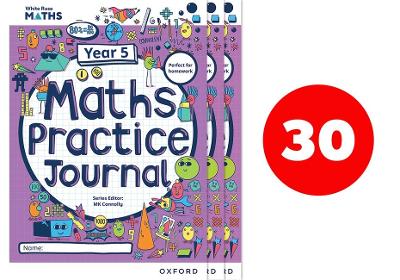 White Rose Maths Practice Journals Year 5 Workbooks: Pack of 30