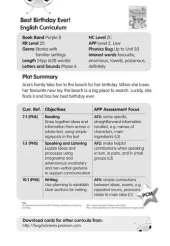 BC Purple B/2C Sharma Family: Best Birthday Ever Guided Reading Card