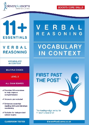 11+ Essentials Verbal Reasoning: Vocabulary in Context Level 2