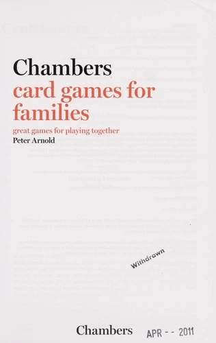 Chambers Card Games for Families: Great Games for Playing Together