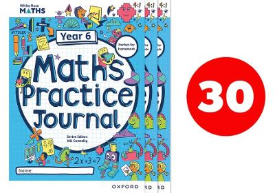 White Rose Maths Practice Journals Year 6 Workbooks: Pack of 30