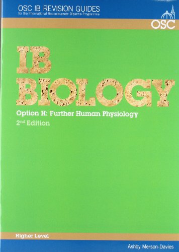 IB Biology - Option H: Further Human Physiology Higher Level