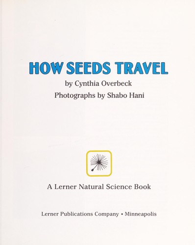 How Seeds Travel Hb
