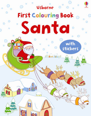 First Colouring Book: Santa