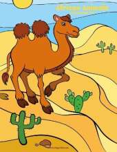 African Animals Coloring Book 1 & 2